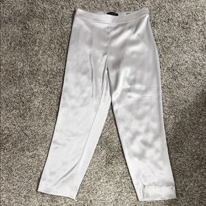 St. John Cream Ankle Pants